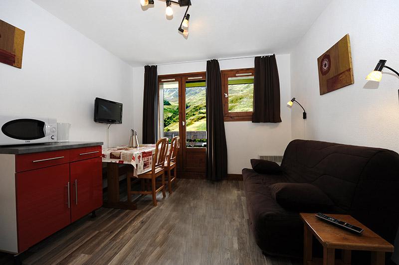 Vacanze in montagna Appartamento 2 stanze per 4 persone (307) - La Résidence les Balcons d'Olympie - Les Menuires - Soggiorno