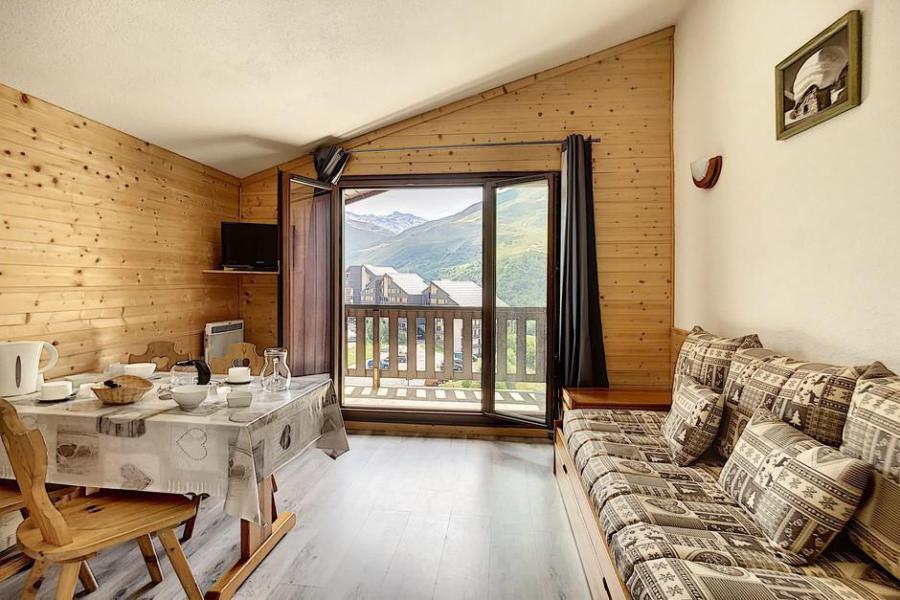 Vakantie in de bergen Appartement 2 kamers 4 personen (746) - La Résidence les Balcons d'Olympie - Les Menuires - Woonkamer