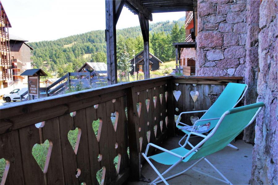 Vacances en montagne Studio coin montagne 3 personnes (11) - La Résidence les Balcons de Sirius - Risoul - Terrasse