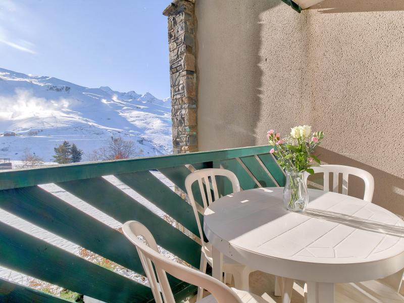 Holiday in mountain resort Studio cabin 4 people - La Résidence Les Balcons du Soleil - Peyragudes - Balcony