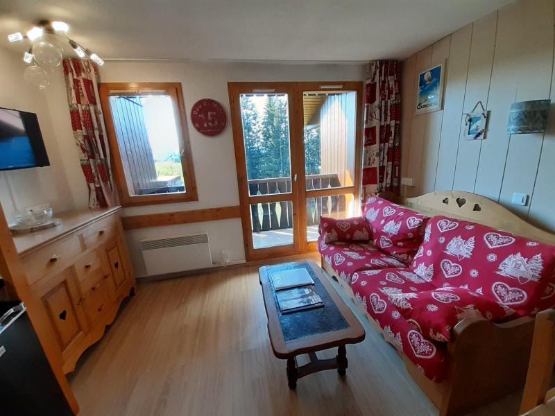 Wakacje w górach Apartament 2 pokojowy z alkową 5 osób (339) - La Résidence les Brigues - Courchevel - Pokój gościnny