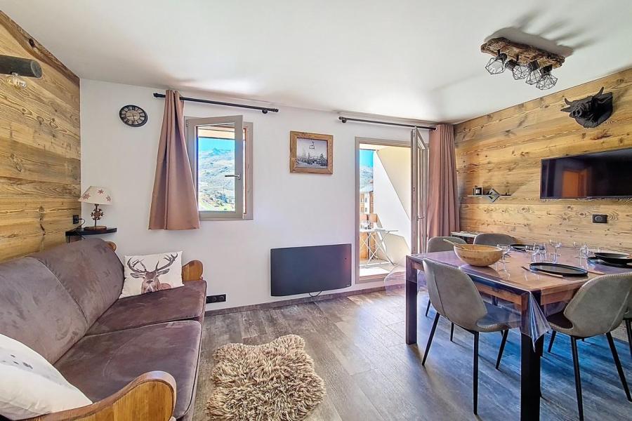 Vacanze in montagna Studio con alcova per 4 persone (051) - La Résidence les Carlines - Les Menuires - Soggiorno