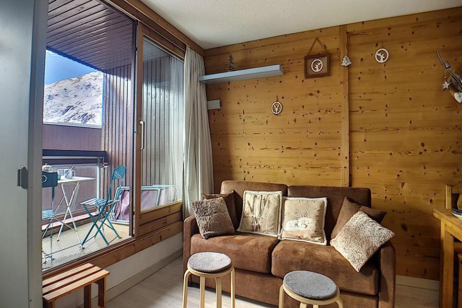Vakantie in de bergen Appartement 2 kamers 4 personen (552) - La Résidence les Coryles - Les Menuires - Woonkamer