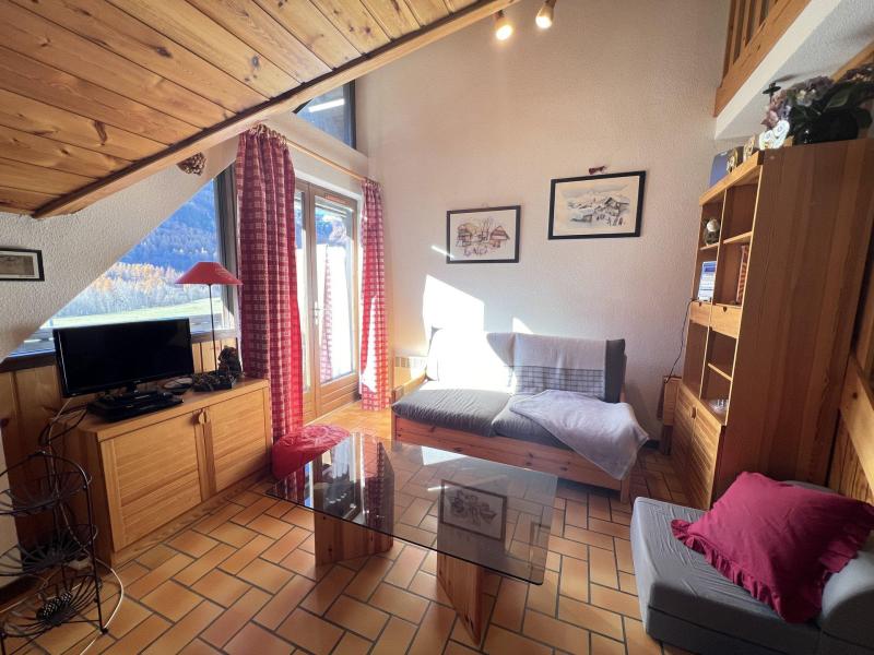 Vakantie in de bergen Appartement duplex 4 kamers 8 personen (A403) - La Résidence les Crêtes - Serre Chevalier - Woonkamer