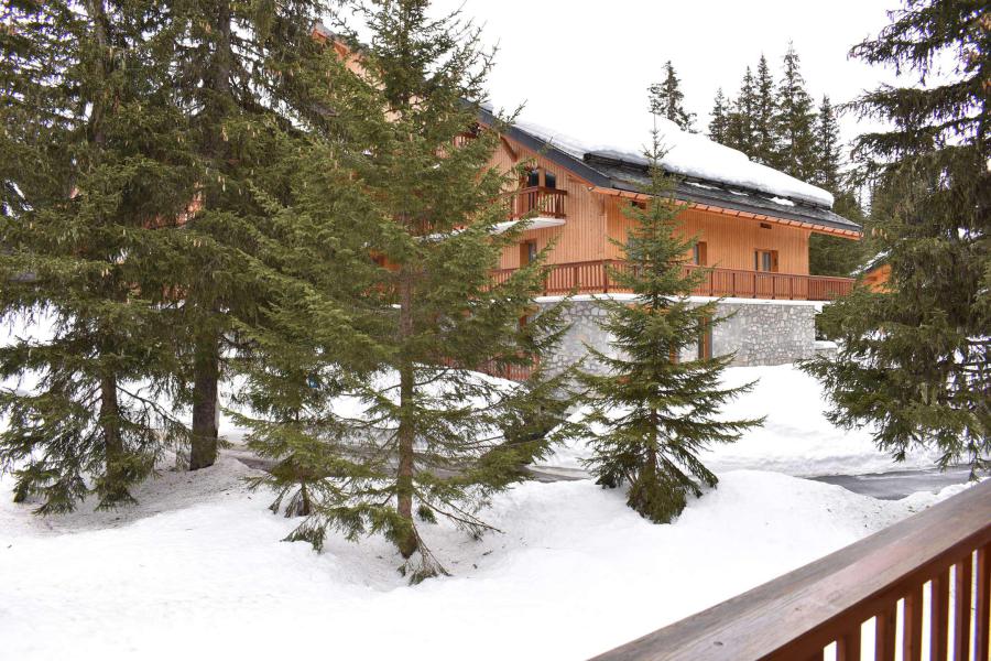 Vacances en montagne Studio coin montagne 4 personnes (MRB220-028) - La Résidence les Dauphinelles - Méribel - Terrasse