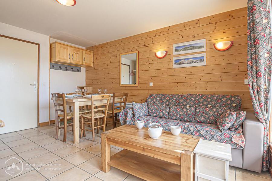 Vakantie in de bergen Appartement 2 kabine kamers 4-6 personen (B2.30) - La Résidence les Flocons d'Argent - Aussois - Woonkamer