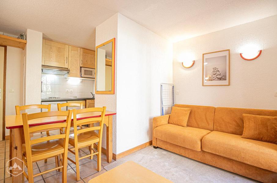 Vakantie in de bergen Appartement 2 kamers 4 personen (F1.114) - La Résidence les Flocons d'Argent - Aussois - Woonkamer