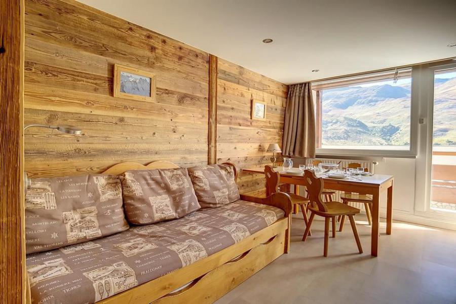 Vakantie in de bergen Appartement duplex 2 kamers 5 personen (C14) - La Résidence les Lauzes - Les Menuires - Woonkamer