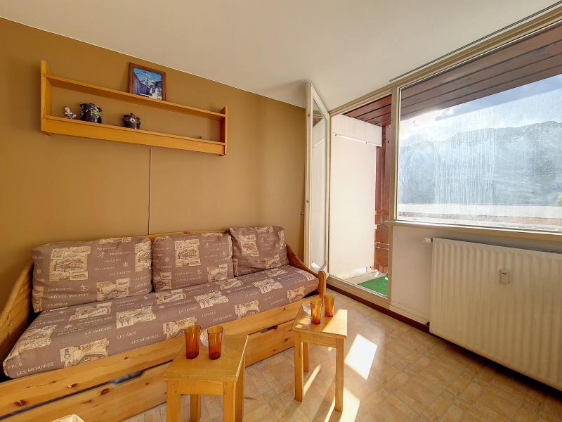 Vakantie in de bergen Appartement duplex 2 kamers 6 personen (C8) - La Résidence les Lauzes - Les Menuires - Woonkamer