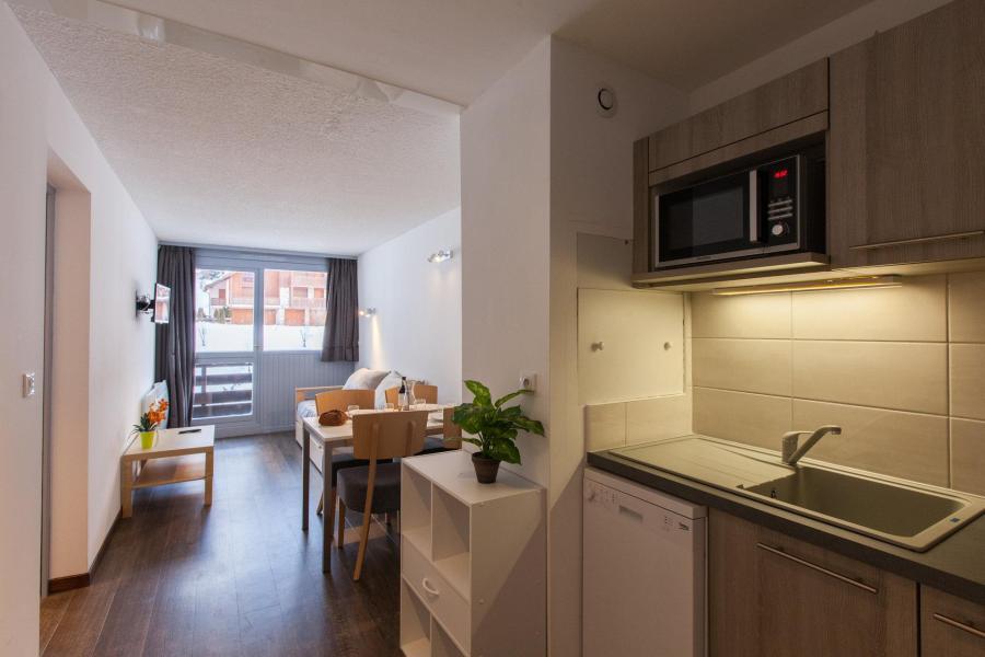 Vacances en montagne Studio coin montagne 4 personnes (425) - La Résidence les Mélèzes - Serre Chevalier - Cuisine