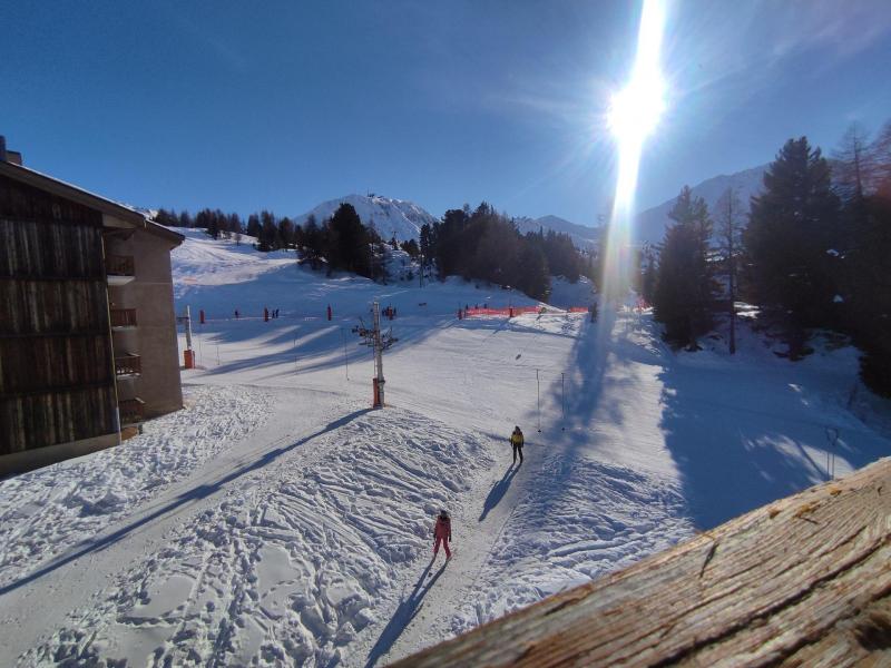 Vakantie in de bergen Studio bergnis 4 personen (96) - La Résidence les Soldanelles - La Plagne - Balkon