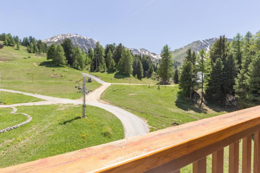 Vacances en montagne Studio coin montagne 4 personnes (96) - La Résidence les Soldanelles - La Plagne - Terrasse