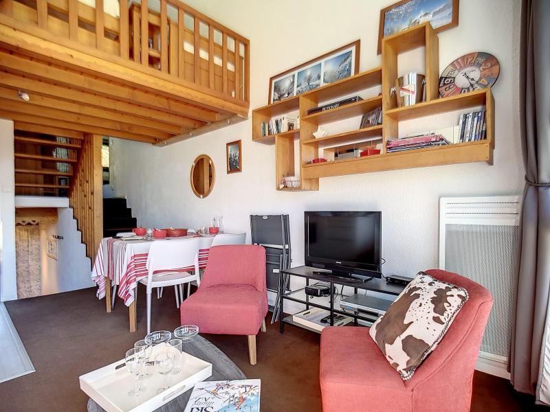 Urlaub in den Bergen 2 Zimmer Maisonettewohnung für 4 Personen (720) - La Résidence Nant Benoit - Les Menuires - Wohnzimmer