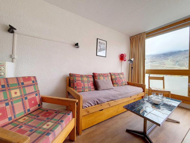Holiday in mountain resort 3 room triplex apartment 8 people (418) - La Résidence Nant Benoit - Les Menuires - Living room