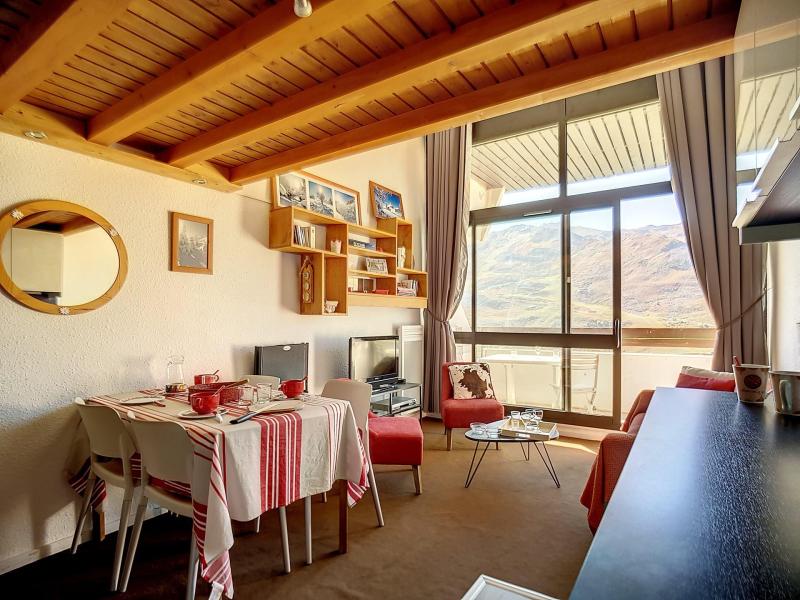 Vakantie in de bergen Appartement duplex 2 kamers 4 personen (720) - La Résidence Nant Benoit - Les Menuires - Woonkamer
