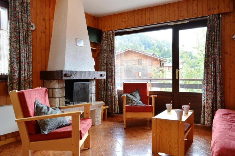 Holiday in mountain resort Studio cabin 4 people (1C) - La Résidence Piste Rouge B - Le Grand Bornand - Living room