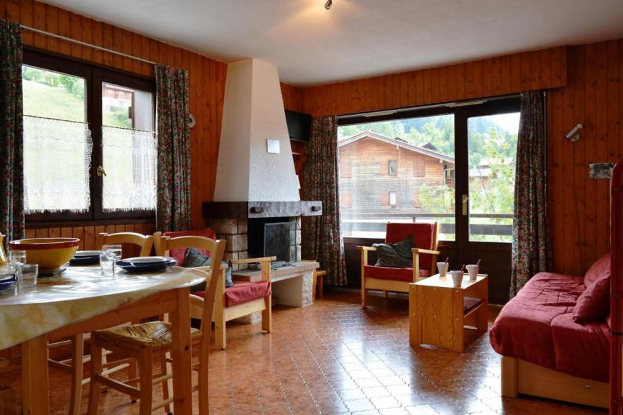 Vakantie in de bergen Studio cabine 4 personen (1C) - La Résidence Piste Rouge B - Le Grand Bornand - Woonkamer