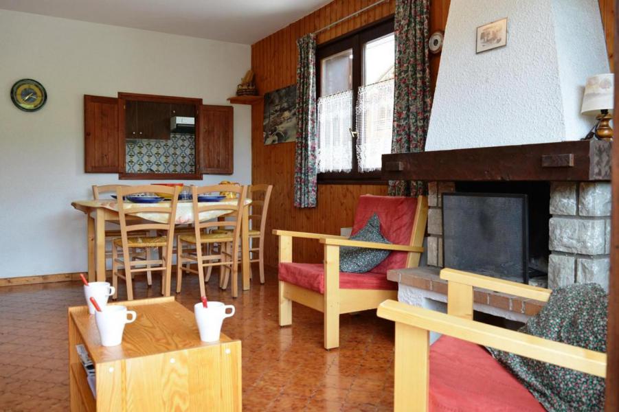 Vakantie in de bergen Studio cabine 4 personen (1C) - La Résidence Piste Rouge B - Le Grand Bornand - Woonkamer