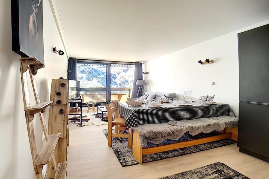 Urlaub in den Bergen 3-Zimmer-Appartment für 8 Personen (51) - La Résidence Pra Coutin - Les Menuires - Wohnzimmer