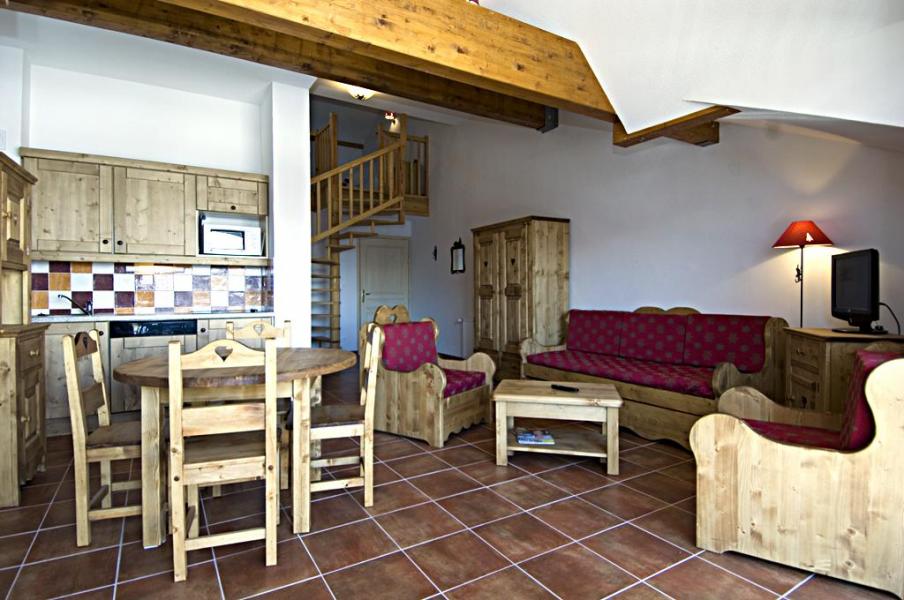 Holiday in mountain resort La Résidence Rochebrune Le Vallon - Orcières Merlette 1850 - Open-plan kitchen
