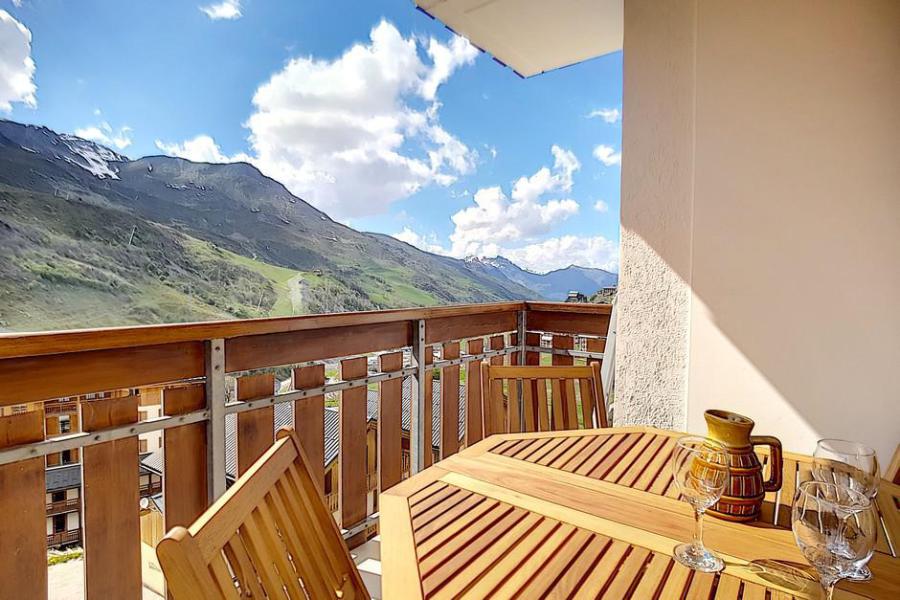 Wakacje w górach Apartament 2 pokojowy kabina 4 osób (SK2302) - La Résidence Ski Soleil - Les Menuires - Taras