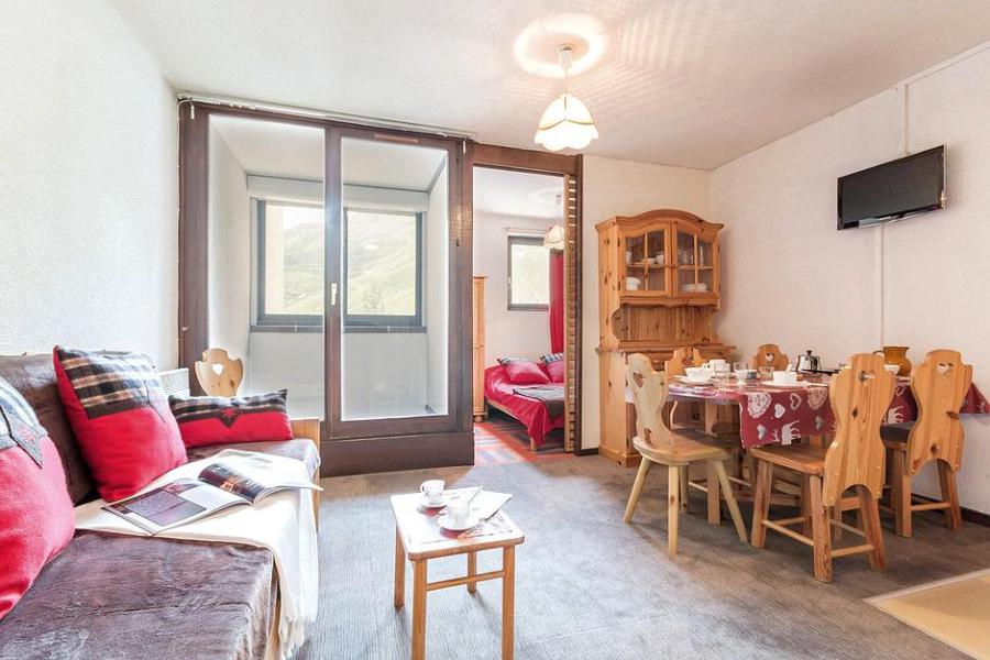 Vakantie in de bergen Appartement 2 kamers bergnis 4 personen (1108) - La Résidence Ski Soleil - Les Menuires - Woonkamer