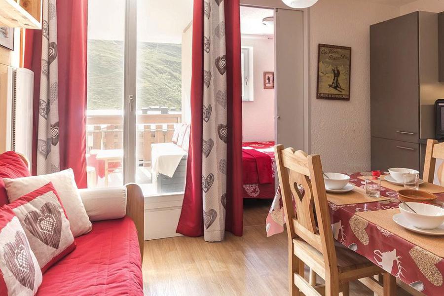 Vakantie in de bergen Appartement 2 kamers bergnis 4 personen (2102) - La Résidence Ski Soleil - Les Menuires - Woonkamer