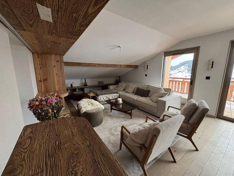 Vakantie in de bergen Appartement 8 kamers 10 personen ( 301) - La Résidence So Pure - Méribel-Mottaret - Woonkamer