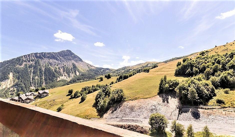 Vacaciones en montaña Estudio para 4 personas (1208) - La Résidence Soyouz-Vanguard - Le Corbier - Balcón