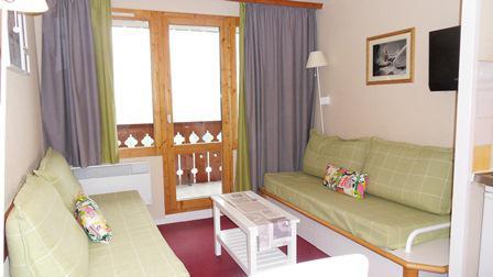 Vakantie in de bergen Appartement 2 kamers 5 personen (510) - La Résidence Themis - La Plagne - Woonkamer