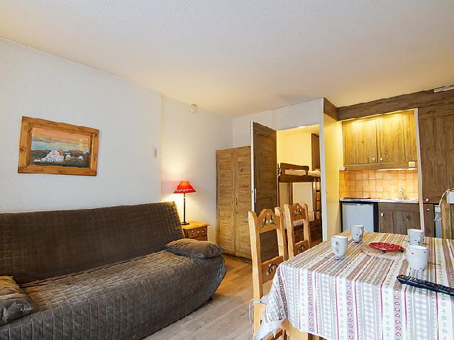 Vakantie in de bergen Appartement 1 kamers 4 personen (4) - La Roche Blanche - Val Thorens - Woonkamer
