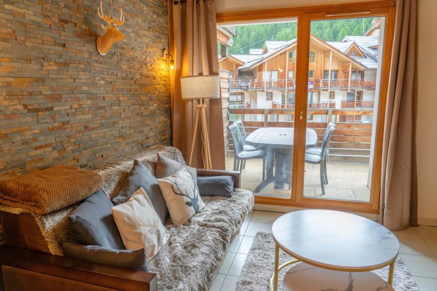 Holiday in mountain resort 3 room apartment 6 people (418) - Le Balcon des Airelles - Les Orres - Living room