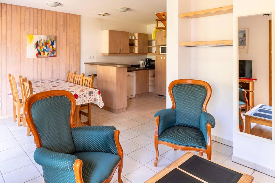 Urlaub in den Bergen 3-Zimmer-Maisonette-Appartement 5-7 Personen (405) - Le Balcon des Airelles - Les Orres - Wohnzimmer