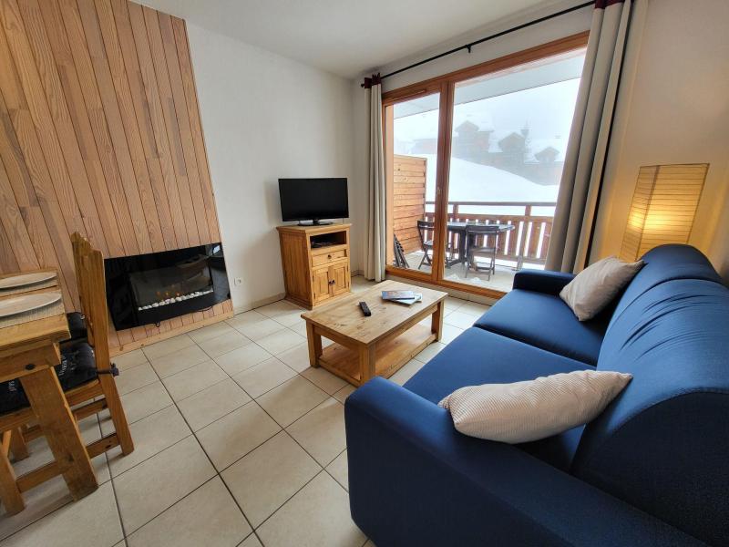 Vakantie in de bergen Appartement 2 kamers 4 personen (207) - Le Balcon des Airelles - Les Orres - Woonkamer