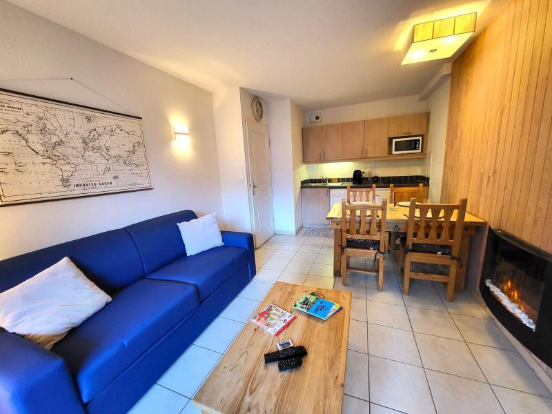 Vakantie in de bergen Appartement 2 kamers 4 personen (207) - Le Balcon des Airelles - Les Orres - Woonkamer