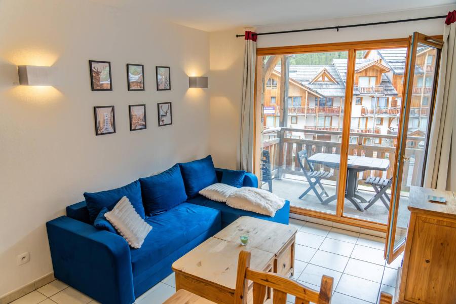 Vakantie in de bergen Appartement 2 kamers 4 personen (514) - Le Balcon des Airelles - Les Orres - Woonkamer