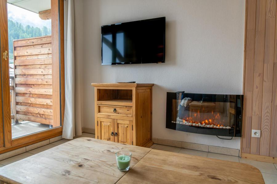 Vakantie in de bergen Appartement 2 kamers 4 personen (514) - Le Balcon des Airelles - Les Orres - Woonkamer