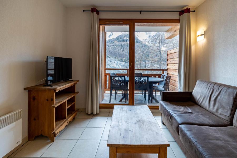 Vakantie in de bergen Appartement 3 kamers 6 personen (503) - Le Balcon des Airelles - Les Orres - Woonkamer