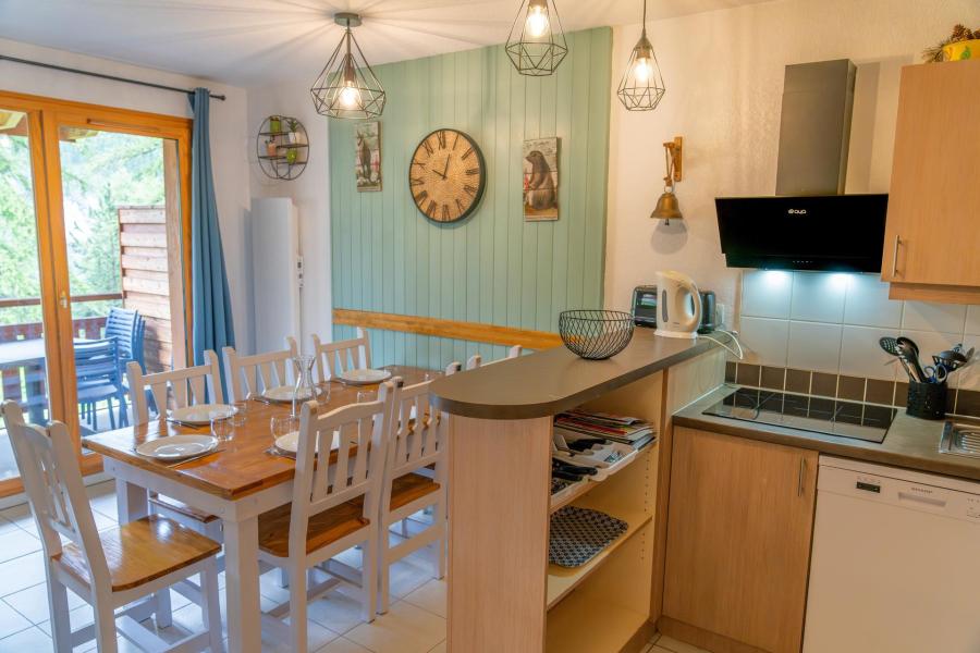 Vakantie in de bergen Appartement 3 kamers 8 personen (309) - Le Balcon des Airelles - Les Orres - Woonkamer