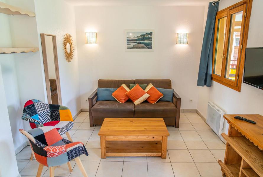 Vakantie in de bergen Appartement 3 kamers 8 personen (309) - Le Balcon des Airelles - Les Orres - Woonkamer