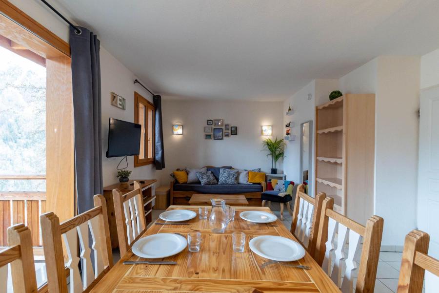 Vakantie in de bergen Appartement 4 kamers 8 personen (307) - Le Balcon des Airelles - Les Orres - Woonkamer