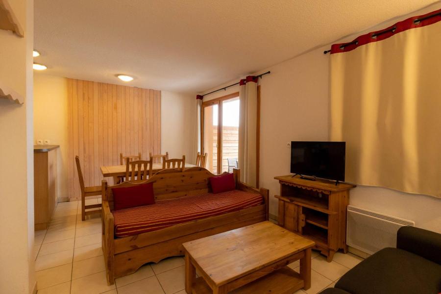 Vakantie in de bergen Appartement duplex 3 kamers 7 personen (310) - Le Balcon des Airelles - Les Orres - Woonkamer