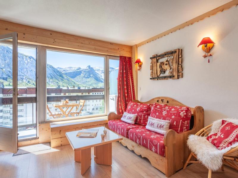 Vakantie in de bergen Appartement 3 kamers 7 personen (7) - Le Bec Rouge - Tignes - Woonkamer