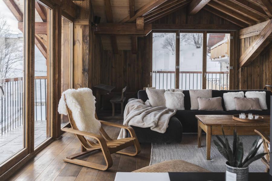 Urlaub in den Bergen 8 Zimmer Chalet für 12 Personen - Le Bercail - Saint Martin de Belleville - Wohnzimmer