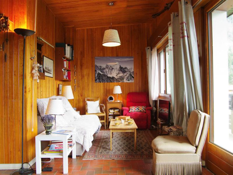 Urlaub in den Bergen 3-Zimmer-Appartment für 4 Personen (7) - Le Bois du Bouchet - Chamonix - Wohnzimmer