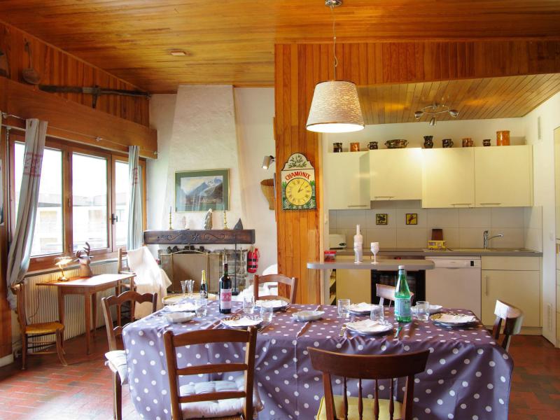 Vakantie in de bergen Appartement 3 kamers 4 personen (7) - Le Bois du Bouchet - Chamonix - Woonkamer