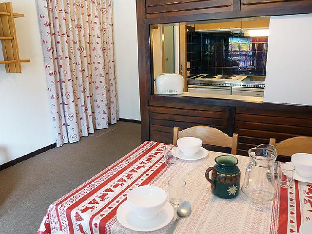 Vakantie in de bergen Appartement 1 kamers 4 personen (10) - Le Borsat - Tignes - Woonkamer