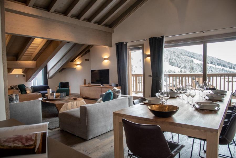 Holiday in mountain resort 4 room apartment 7 people (A09) - Le C - Courchevel - Living room