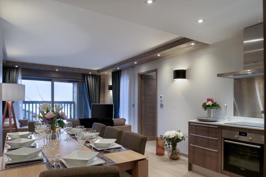 Holiday in mountain resort 4 room apartment cabin 6-8 people (A07) - Le C - Courchevel - Living room