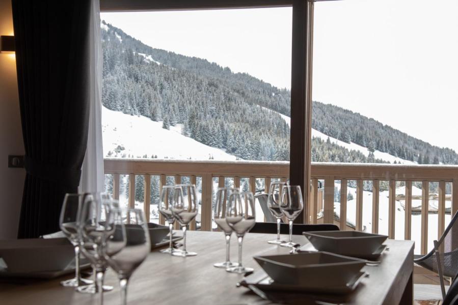 Urlaub in den Bergen 4-Zimmer-Appartment für 7 Personen (A09) - Le C - Courchevel - Tisch